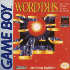 Wordtris Game Boy box art – classic retro game for GameBoy
