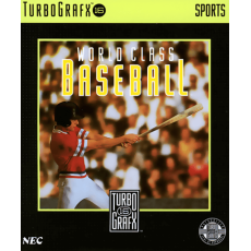 World Class Baseball TurboGrafx-16 game - retro game for console