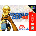 World Cup 98 N64 box art – retro game for Nintendo 64