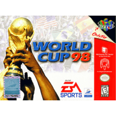 World Cup 98 N64 box art – retro game for Nintendo 64