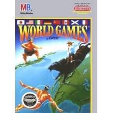 World Games NES box art – classic 8-bit game for Nintendo NES