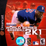 World Series Baseball 2K1 art work for the sega DreamCast