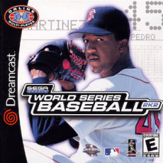 World Series Baseball 2K2 art work for the sega DreamCast