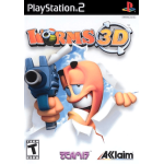 Worms 3D art work – video game for PlayStation 2