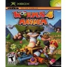 Worms 4 Mayhem Xbox box art – used Xbox game trade in
