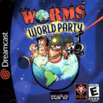 Worms World Party art work for the sega DreamCast