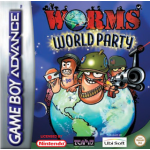 Worms World Party art work – action game for Nintendo Game Boy Advance