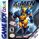 X-men Wolverines Rage Game Boy Color box art – old GBC game trade in
