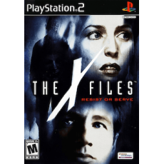X-Files Resist or Serve art work – video game for PlayStation 2
