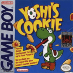 Yoshi's Cookie Game Boy box art – classic retro game for GameBoy