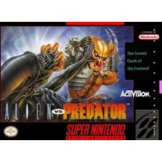 Alien vs Predator SNES box art – retro game for Super Nintendo