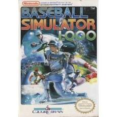 Baseball Simulator 1.000 NES box art – classic 8-bit game for Nintendo NES