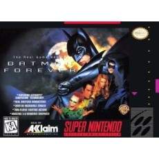 Batman Forever SNES box art – licensed action game for Super Nintendo