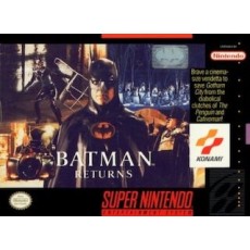 Batman Returns SNES box art – licensed action game for Super Nintendo