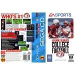 Bill Walsh College Football Sega CD box art – used Sega game trade in