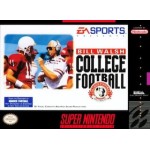Bill Walsh College Football SNES box art – retro game for Super Nintendo