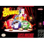 The Brainies SNES box art – retro game for Super Nintendo