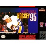 Brett Hull Hockey '95 SNES box art – sports game for Super Nintendo