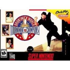 Brunswick World Tournament of Champions SNES box art – retro game for Super Nintendo
