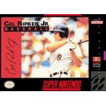 Cal Ripken Jr. Baseball SNES box art – retro game for Super Nintendo