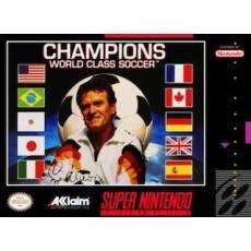 Champions World Class Soccer SNES box art – sports game for Super Nintendo