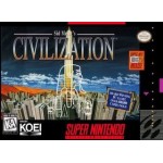 Sid Meier's Civilization SNES box art – retro game for Super Nintendo
