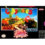 Claymates SNES box art – retro game for Super Nintendo