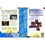 Compton's Interactive Encyclopedia Sega CD box art – used Sega game trade in