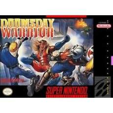 Doomsday Warrior SNES box art – retro game for Super Nintendo