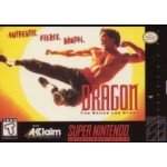 Dragon: The Bruce Lee Story SNES box art – retro game for Super Nintendo
