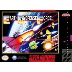 Earth Defense Force SNES box art – retro game for Super Nintendo