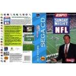 ESPN Sunday Night NFL Sega CD box art – used Sega game trade in