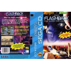 Flashback The Quest for Identity Sega CD box art – used Sega game trade in