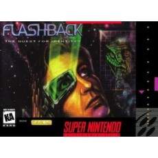 Flashback The Quest for Identity SNES box art – RPG for Super Nintendo