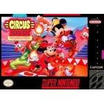 The Great Circus Mystery Starring Mickey and Minnie SNES box art – retro game for Super Nintendo