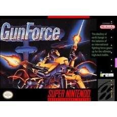 Gunforce SNES box art – retro game for Super Nintendo