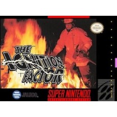 The Ignition Factor SNES box art – retro game for Super Nintendo