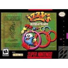 Izzy's Quest for the Olympic Rings SNES box art – RPG for Super Nintendo