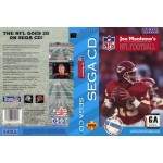 Joe Montana NFL Football Sega CD box art – used Sega game trade in