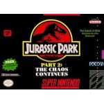 Jurassic Park 2 The Chaos Continues SNES box art – retro game for Super Nintendo
