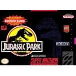 Jurassic Park SNES box art – retro game for Super Nintendo