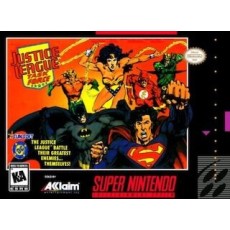 Justice League Task Force SNES box art – retro game for Super Nintendo