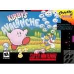 Kirby's Avalanche SNES box art – platformer for Super Nintendo
