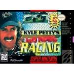 Kyle Petty's No Fear Racing SNES box art – racing game for Super Nintendo