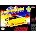 Lamborghini American Challenge SNES box art – retro game for Super Nintendo