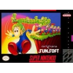 Lemmings SNES box art – retro game for Super Nintendo