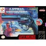 Lethal Enforcers SNES box art – retro game for Super Nintendo