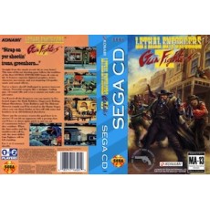 Lethal Enforcers II Gun Fighters Sega CD box art – used Sega game trade in