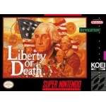 Liberty or Death SNES box art – retro game for Super Nintendo