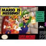 Mario is Missing SNES box art – platformer for Super Nintendo